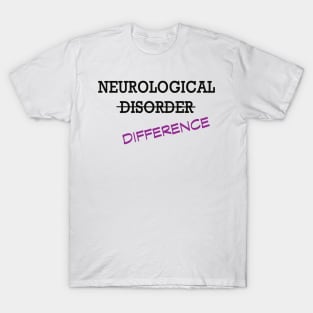 Neurological Difference- Purple T-Shirt